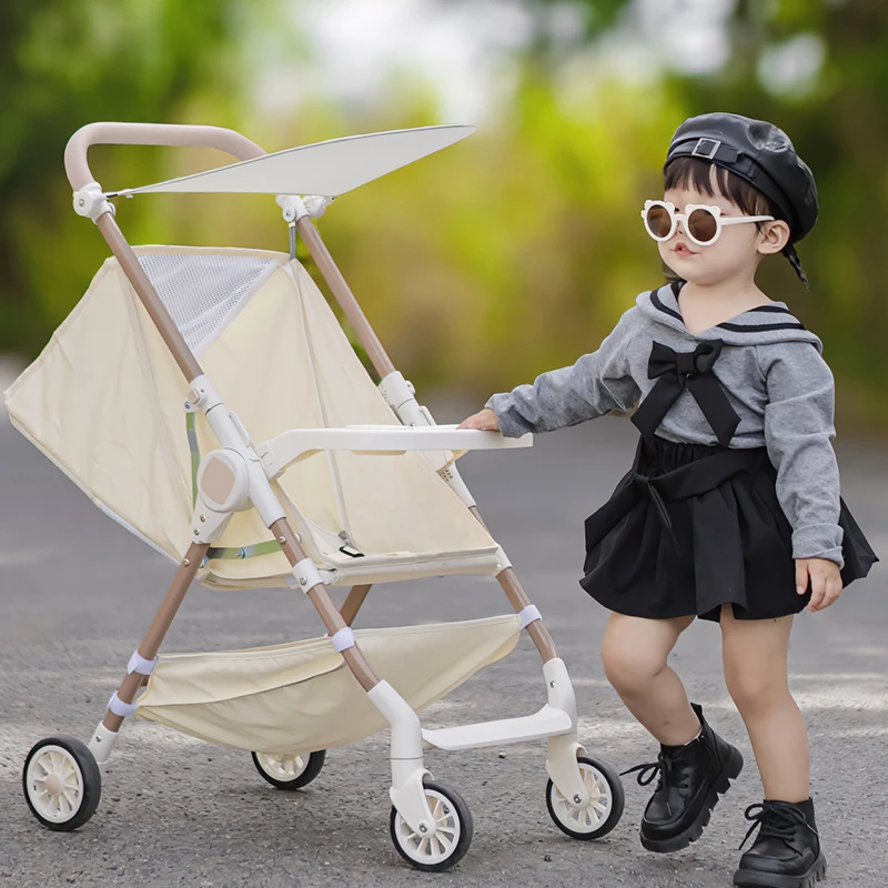 手推婴儿车遛娃神器推车轻便可折叠溜娃儿童旅行伞车1-3-6岁宝宝
