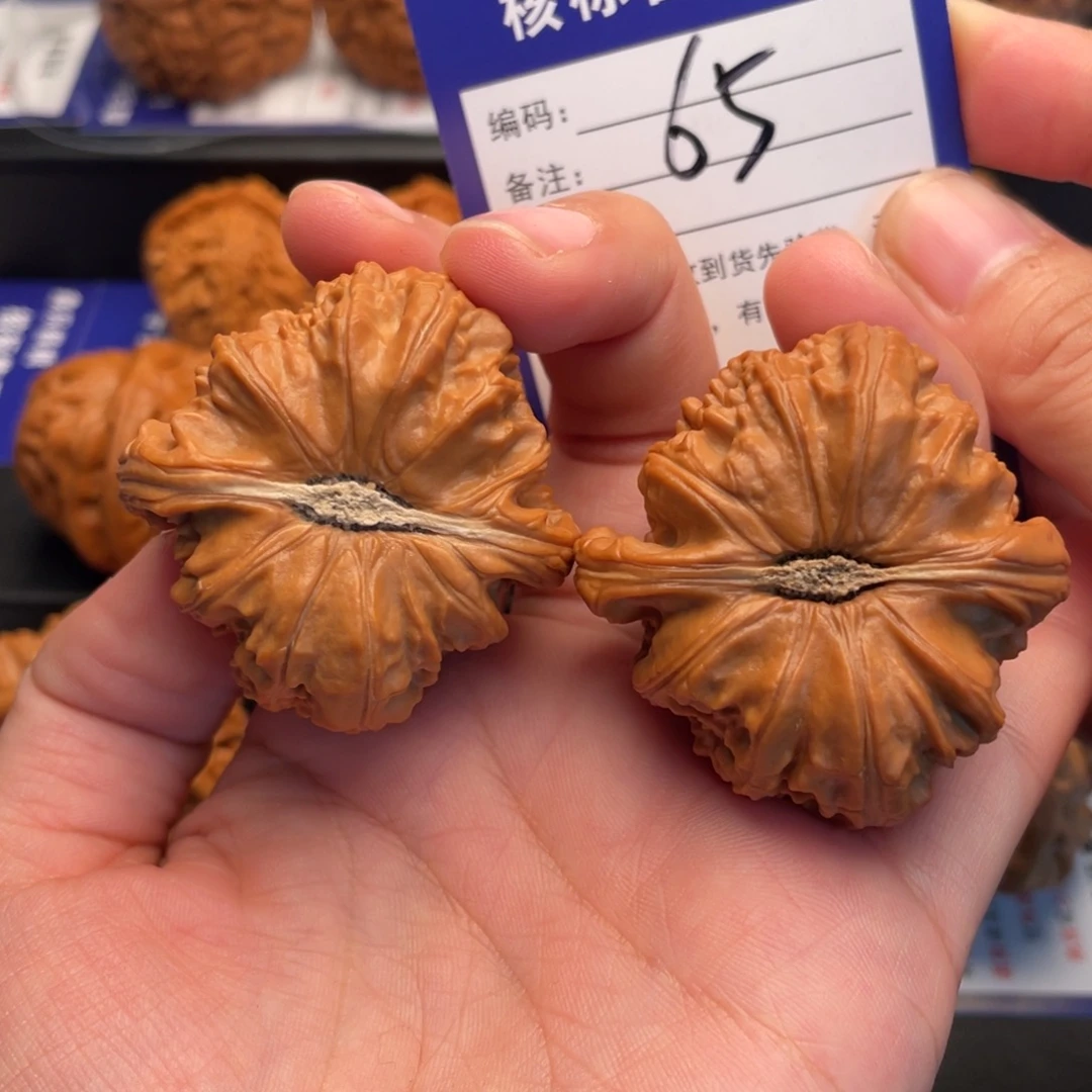 文玩核桃把件全品白狮子42尺