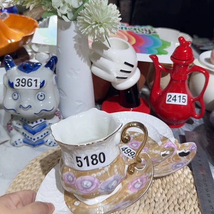 瓷片微瑕陶瓷介意慎拍5180