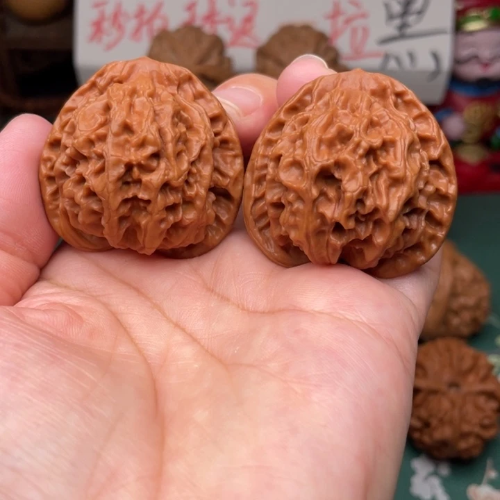 【闪购商品】把件文玩核桃40鹤渡岭公子帽