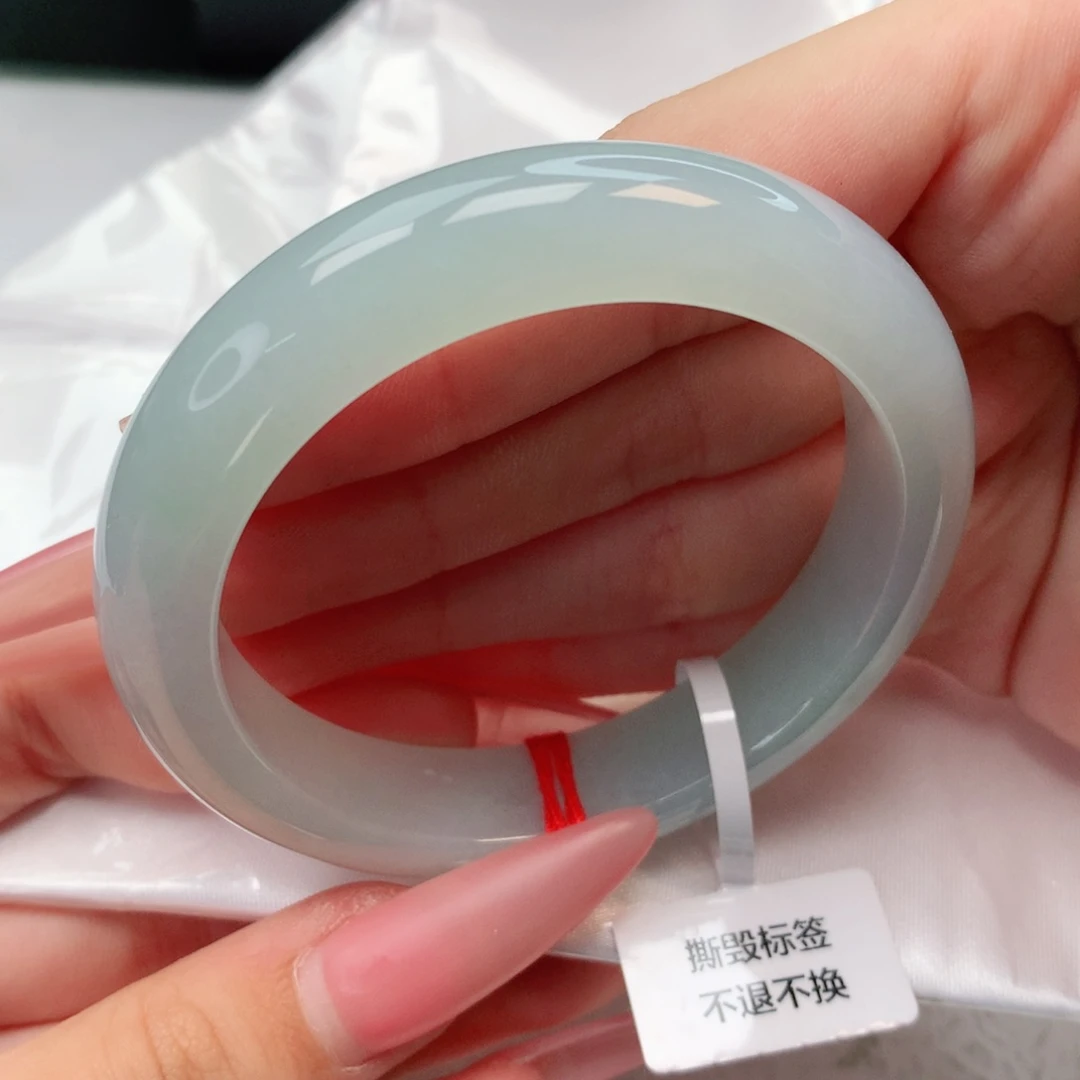 未镶嵌手镯翡翠正圈54