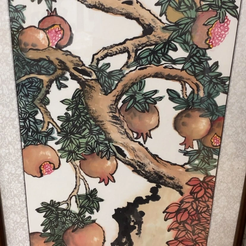 【闪购商品】国画手绘国画带框120.45