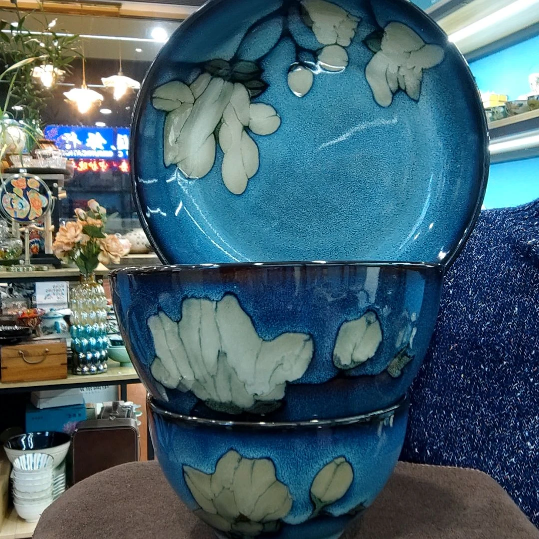 瓷片小可陶瓷高温釉下彩一组见清单