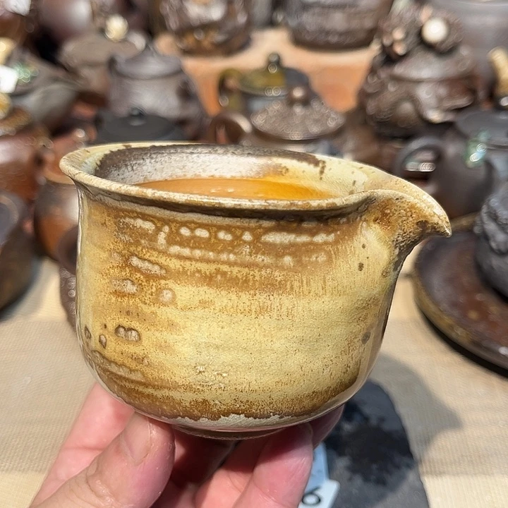 柴烧裸烧茶具放漏890