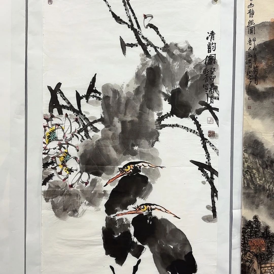 国画亲笔手绘放心去藏