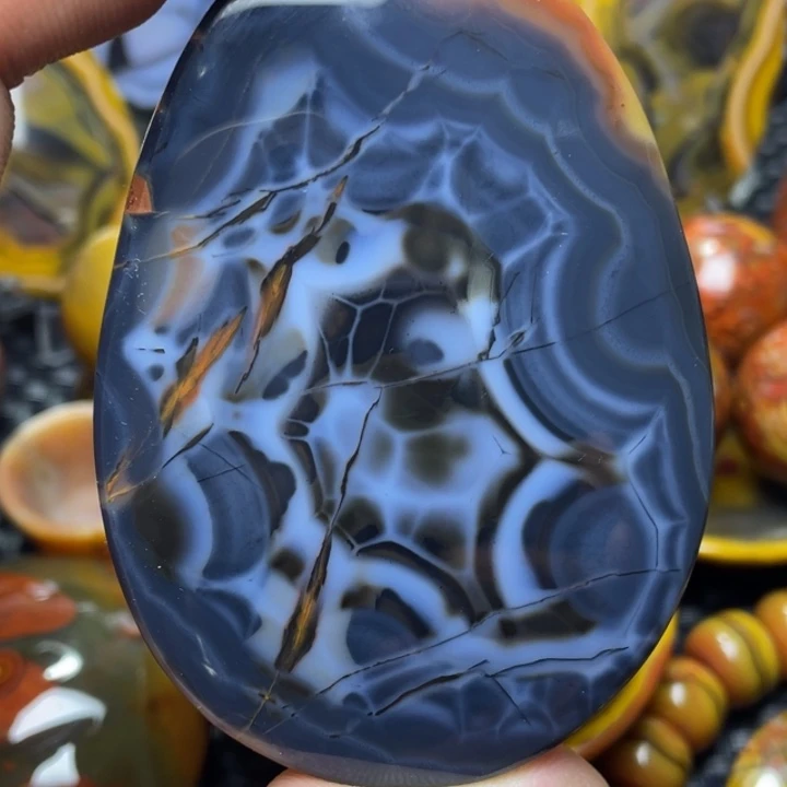 玛瑙/玉髓未镶嵌战国红