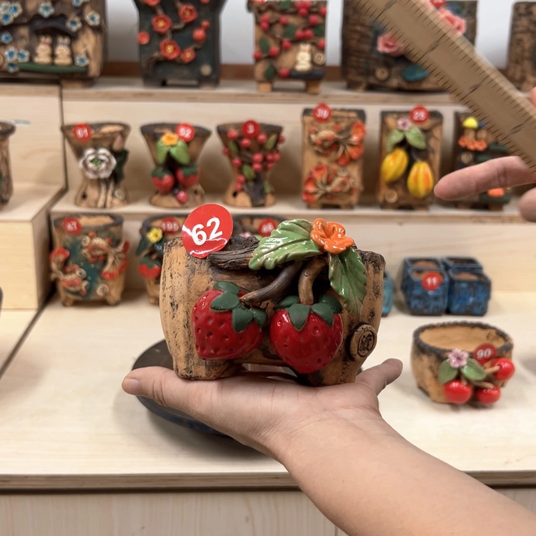 花盆紫砂62号内口10×7外高7