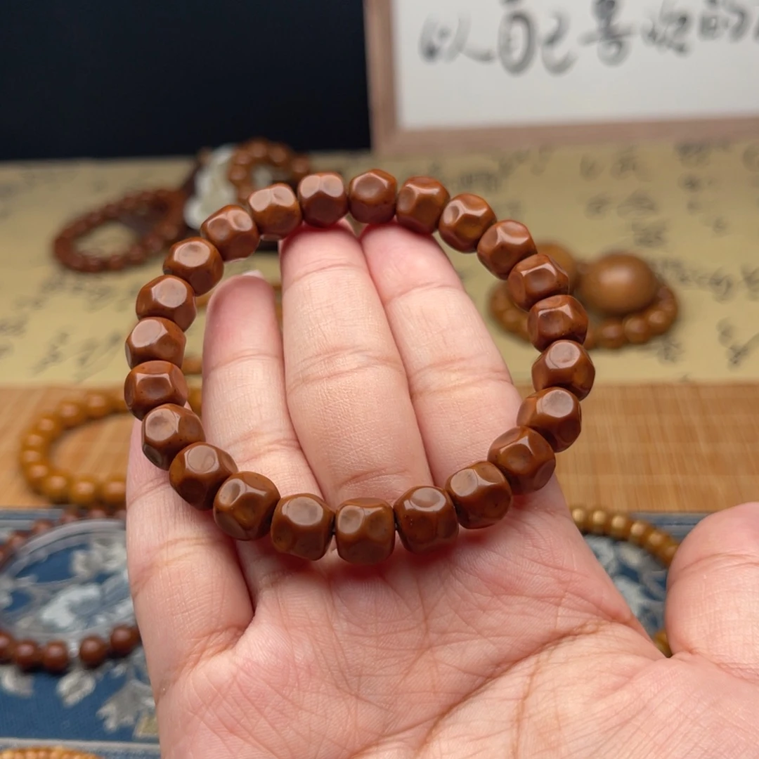 紫金鼠手串非**属实心奶酪无相10