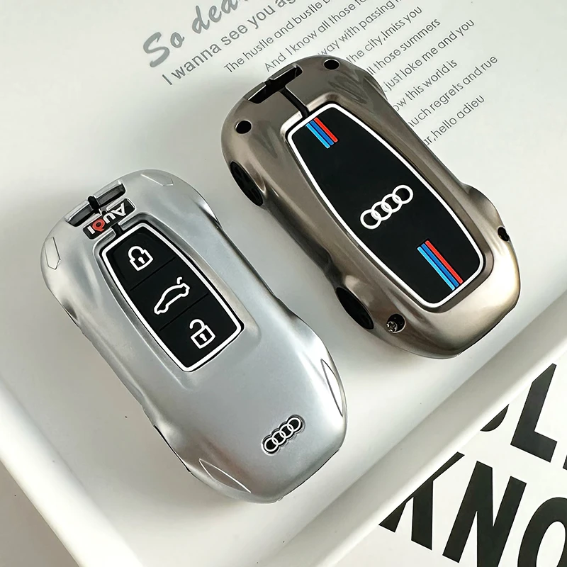 奥迪A6L钥匙套2025款A3L男士Q4etron高档Q5etron扣Q7 A7 A8 Q8 Q6