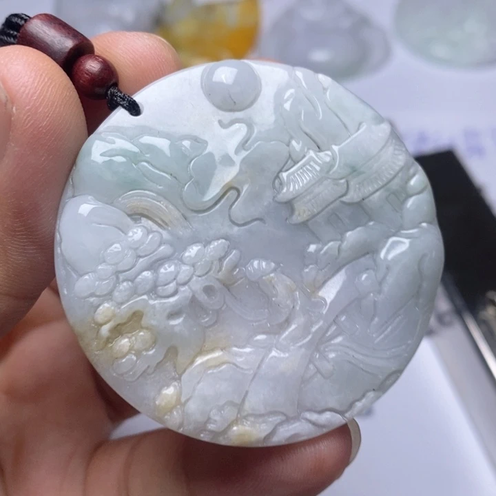 颈饰未镶嵌翡翠翡翠