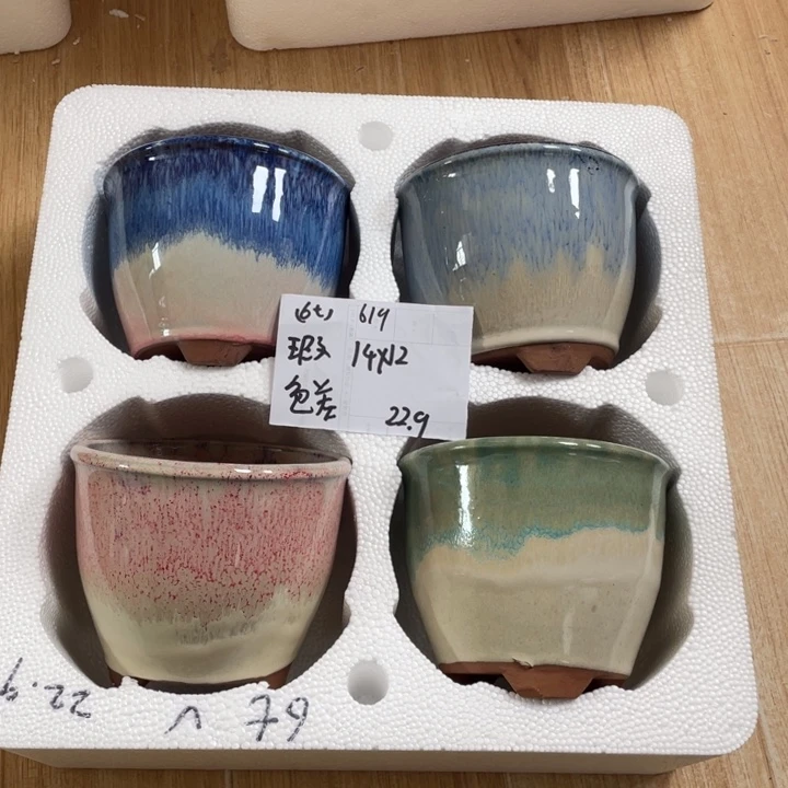 粗陶多肉花盆微瑕619