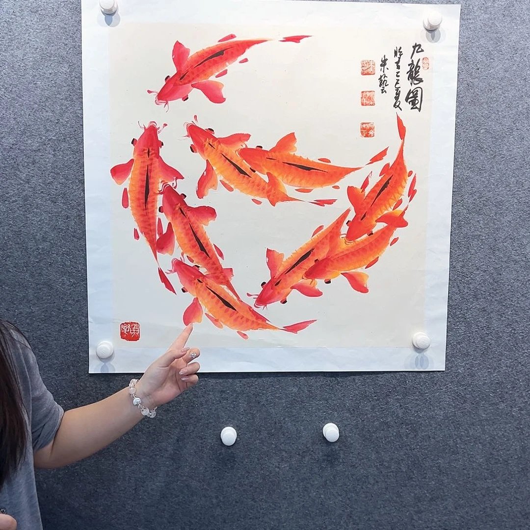 国画纯手绘系列画心