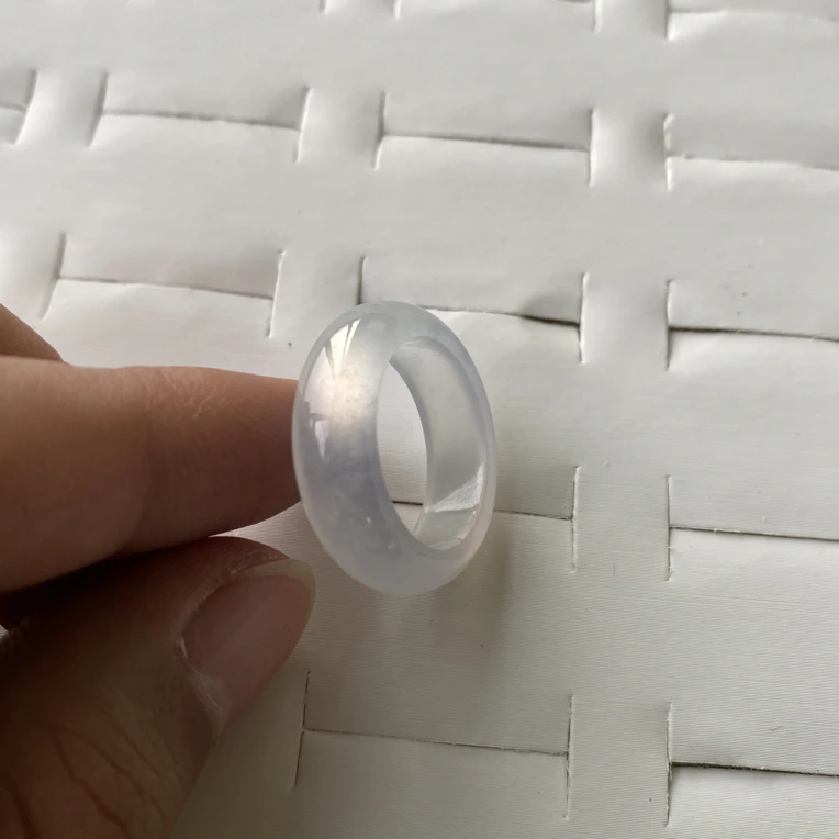 天然缅甸翡翠高冰玻指环