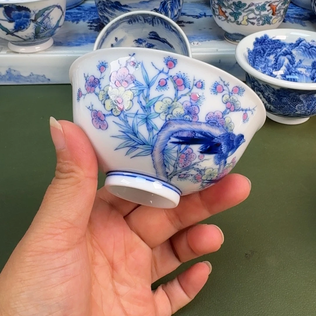 景德镇纯手绘茶具圆圆272