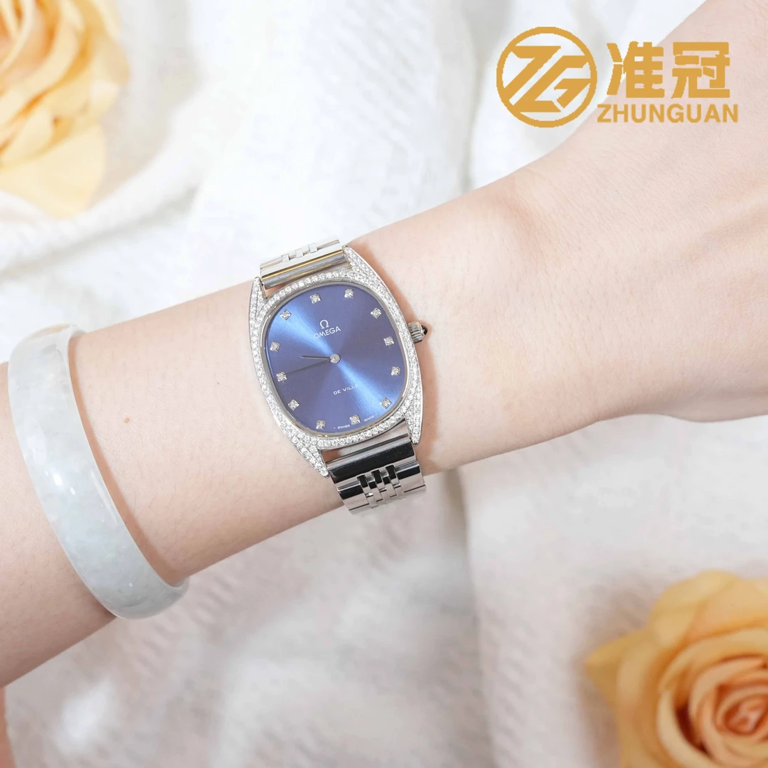 95新 Omega/欧米茄 32mm手动机械YK5048碟飞系列瑞士名表