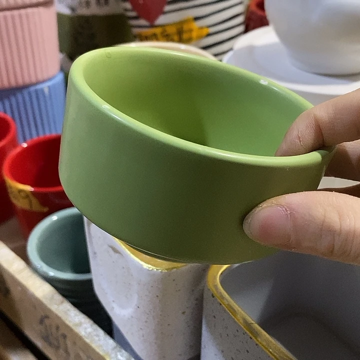 陶摆件陶盆有孔 瑕疵介意勿拍