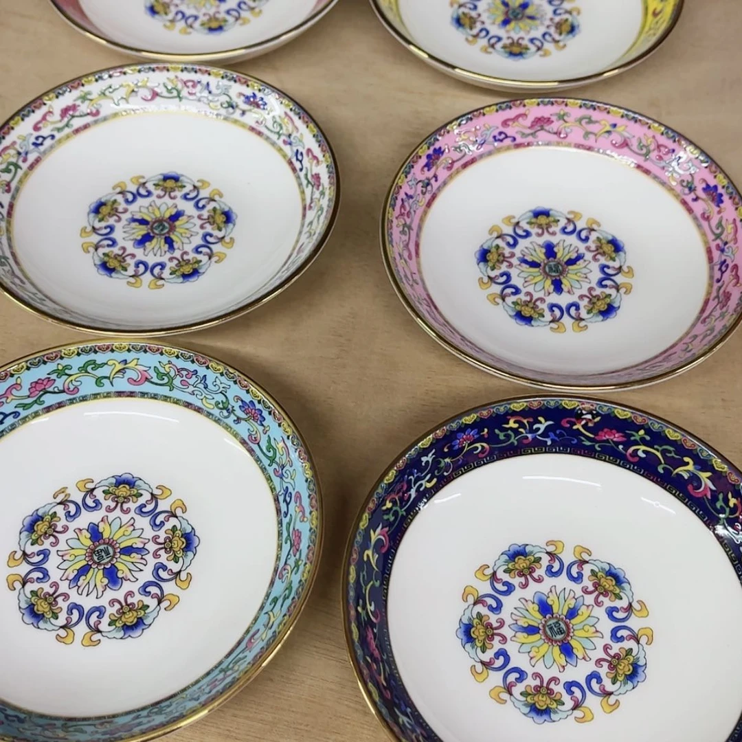 【闪购商品】珐琅4寸6个………………