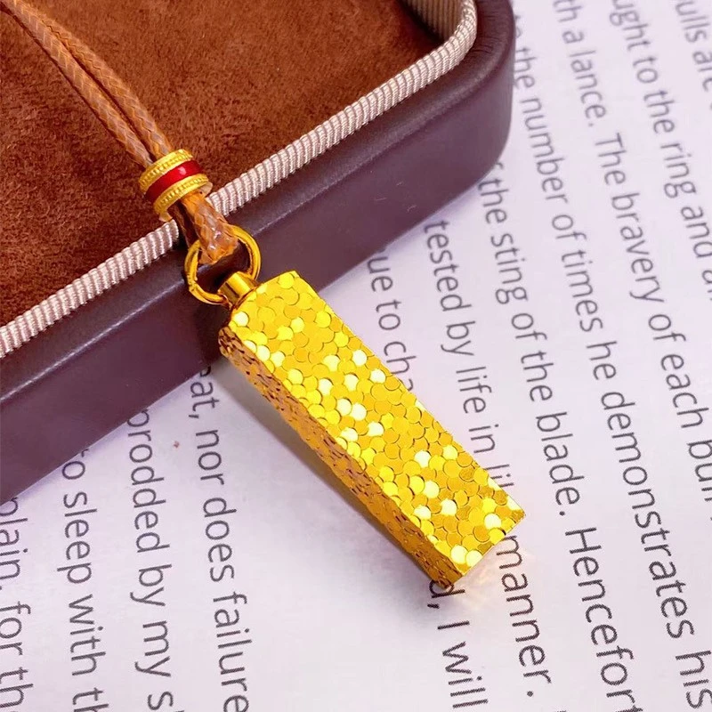 碎碎冰吊坠小方糖毛衣链