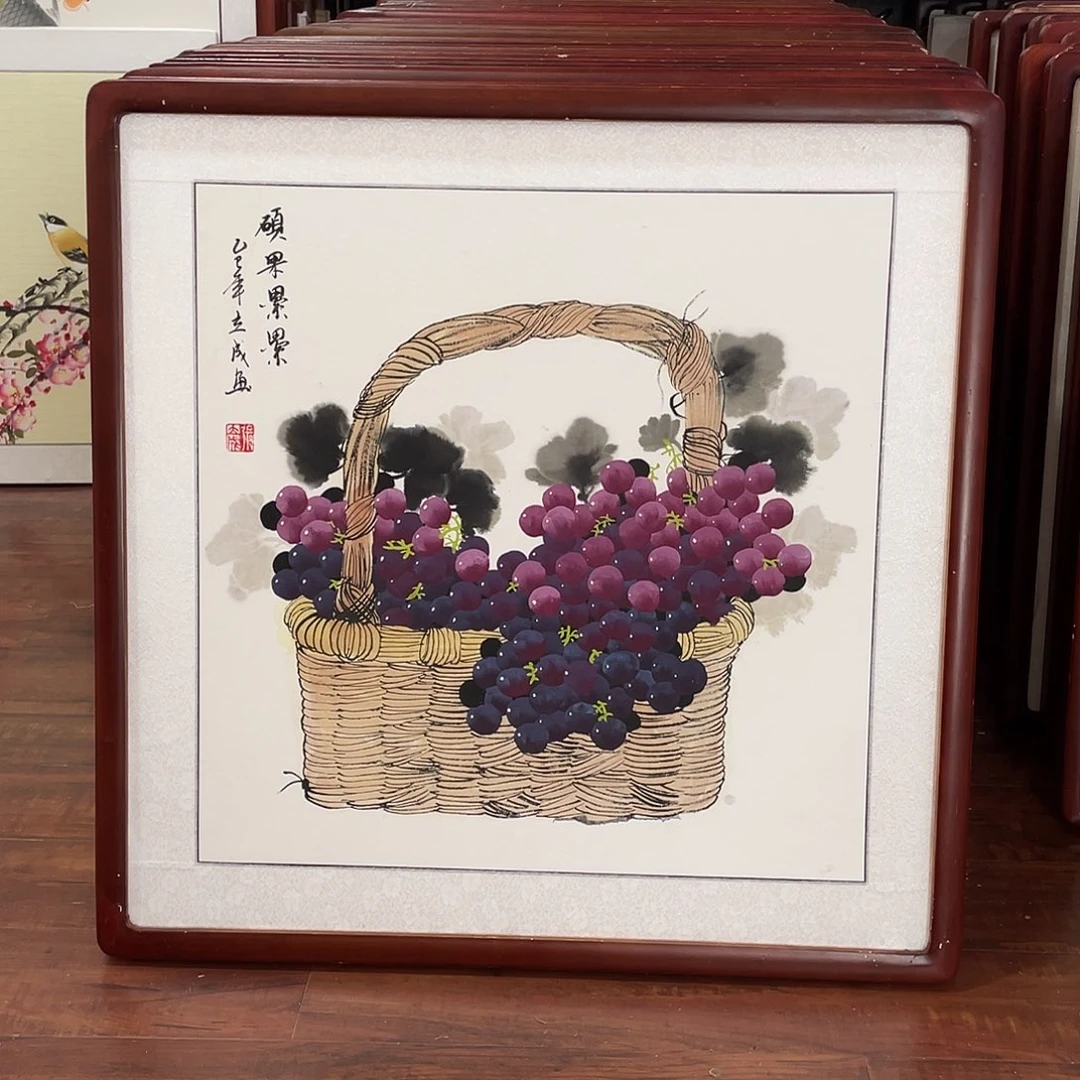 国画带框尺寸63*63厘米