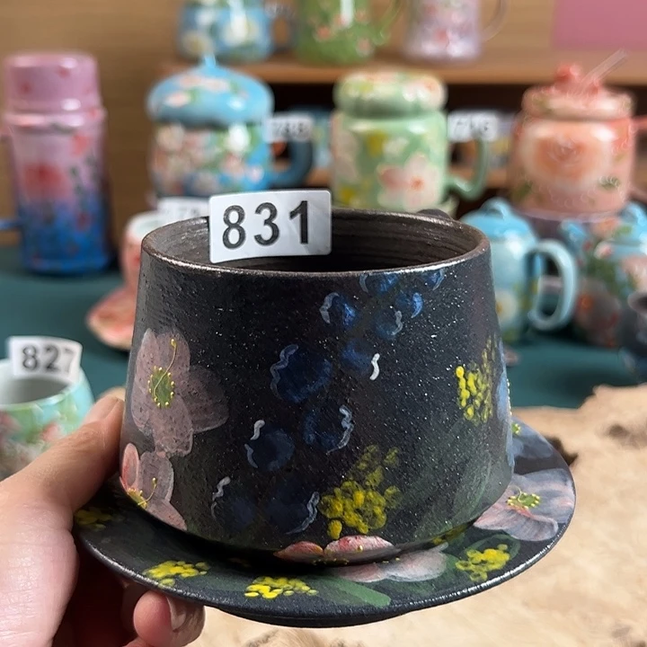 景德镇陶瓷手绘作品831大瑕