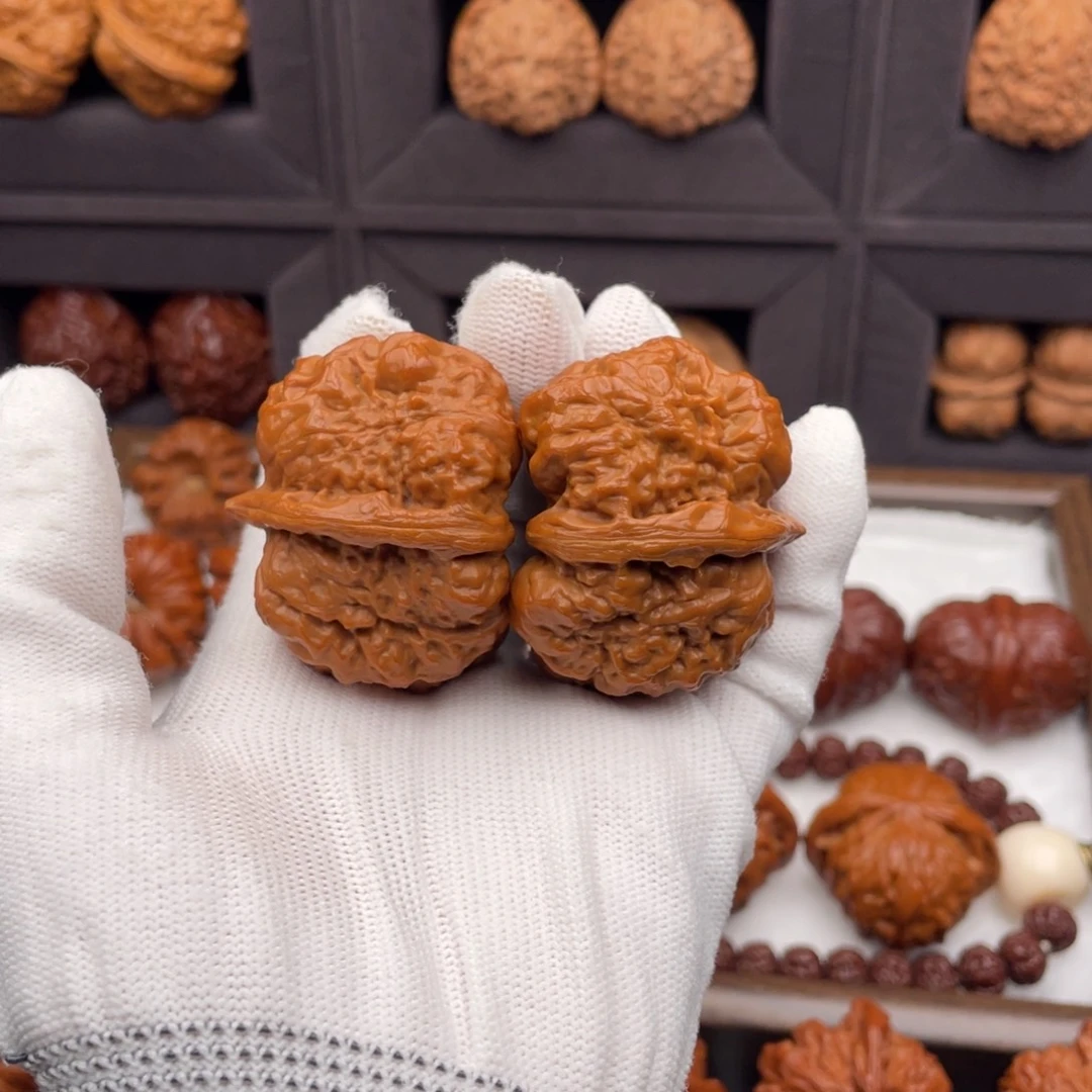 吊坠文玩核桃43全品三角蛙