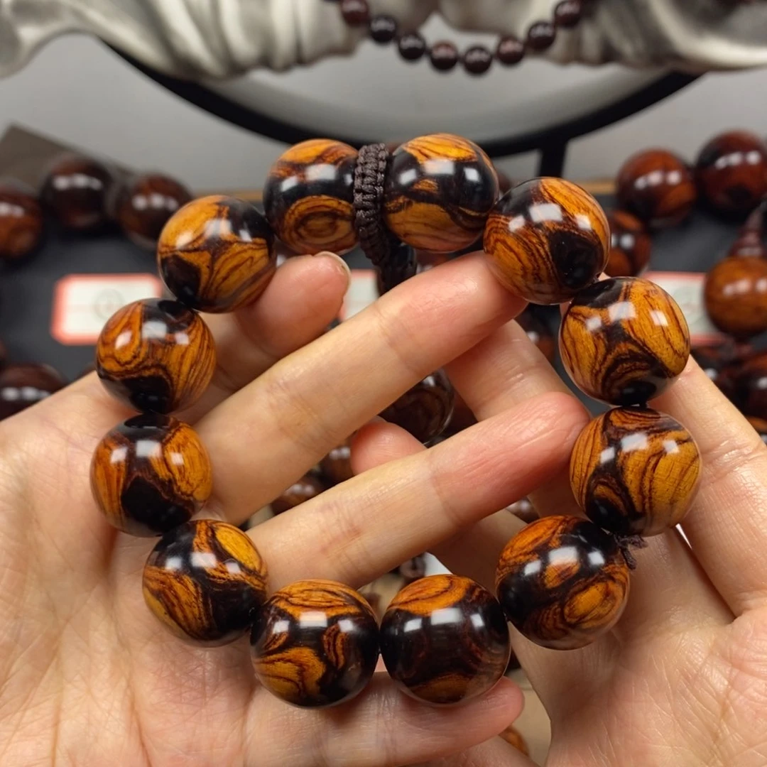 【闪购商品】黄花梨/降香黄檀2.0黄金底对眼鬼脸