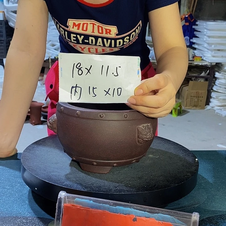 紫砂花盆紫砂紫砂