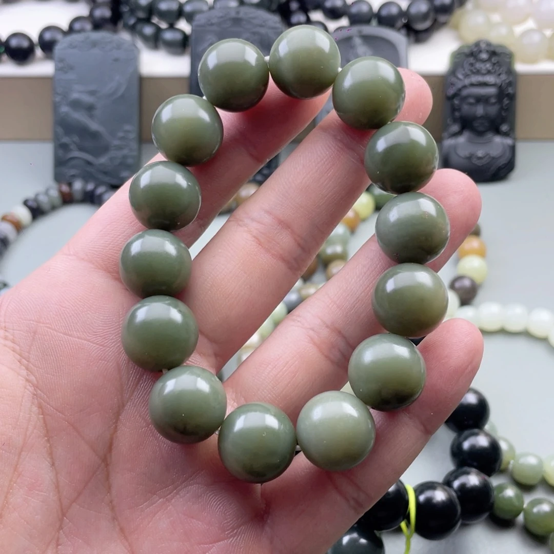 和田玉手串未镶嵌