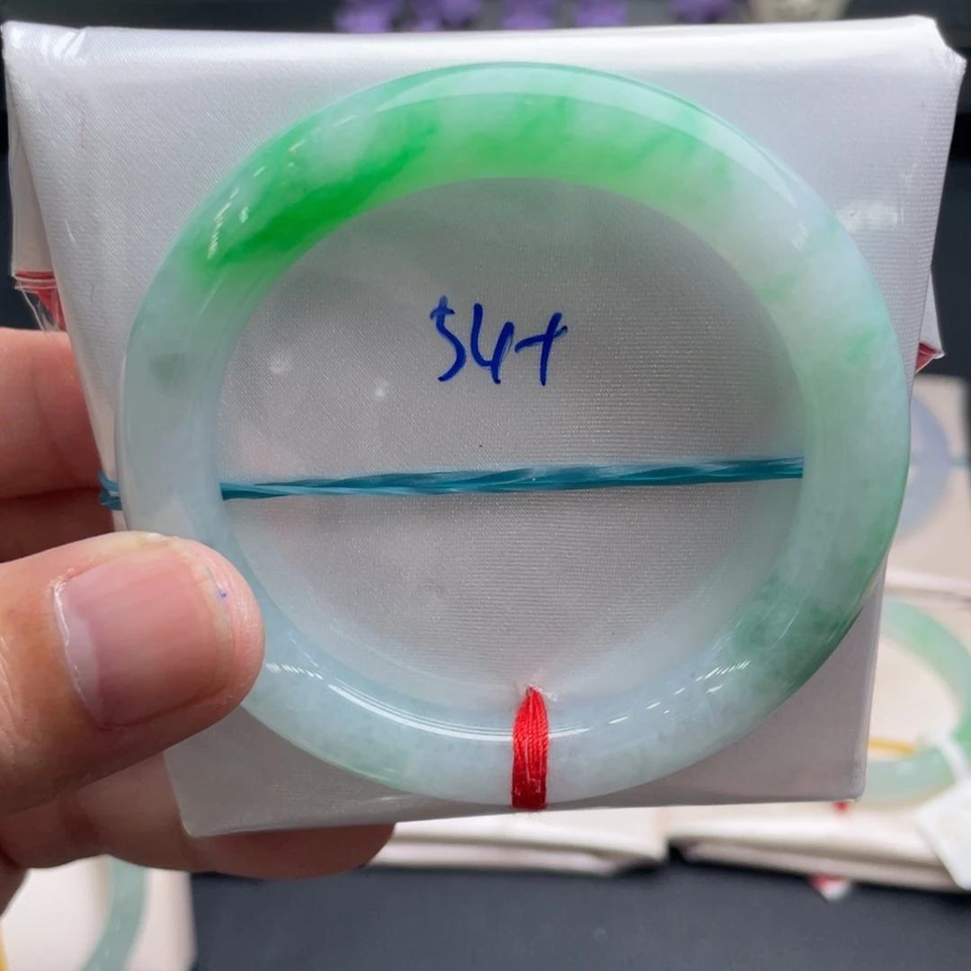 翡翠未镶嵌手镯翡翠手镯65