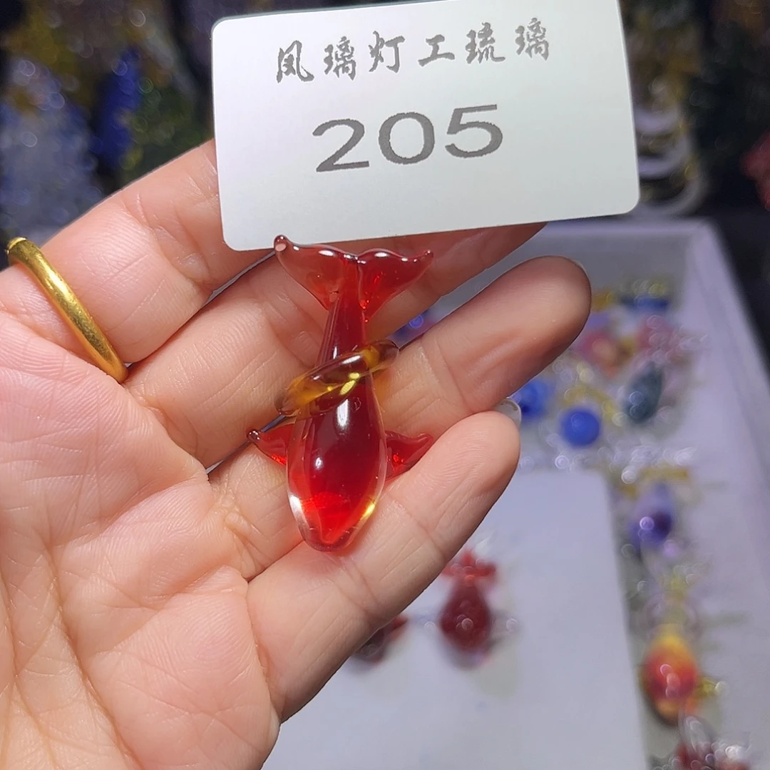 玻璃吊坠（不含链）205鲸鱼吊坠