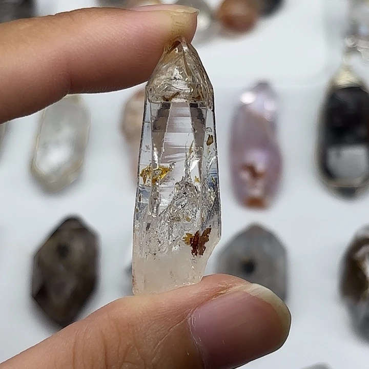 未镶嵌颈饰水晶巴基斯坦油胆闪灵钻43mm+