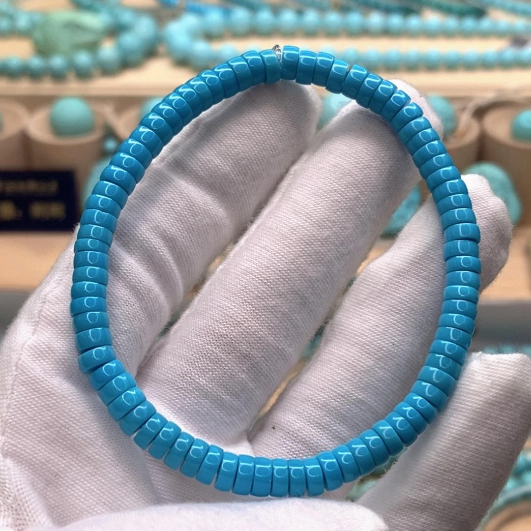 绿松石未镶嵌珠宝奇石5.3mm