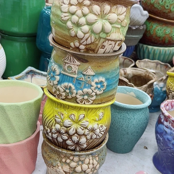 多肉绿植陶瓷花盆