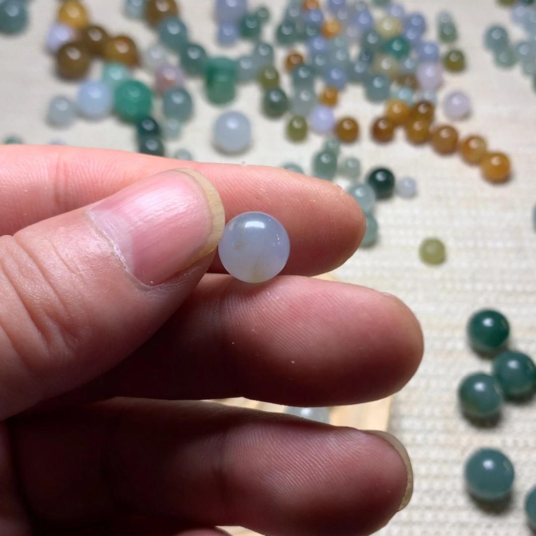 卷***懒翡翠散珠珠子一颗