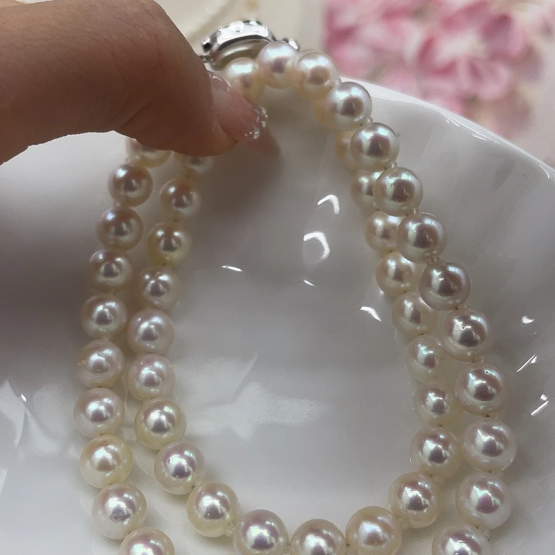 海水珍珠颈饰银S925镶嵌