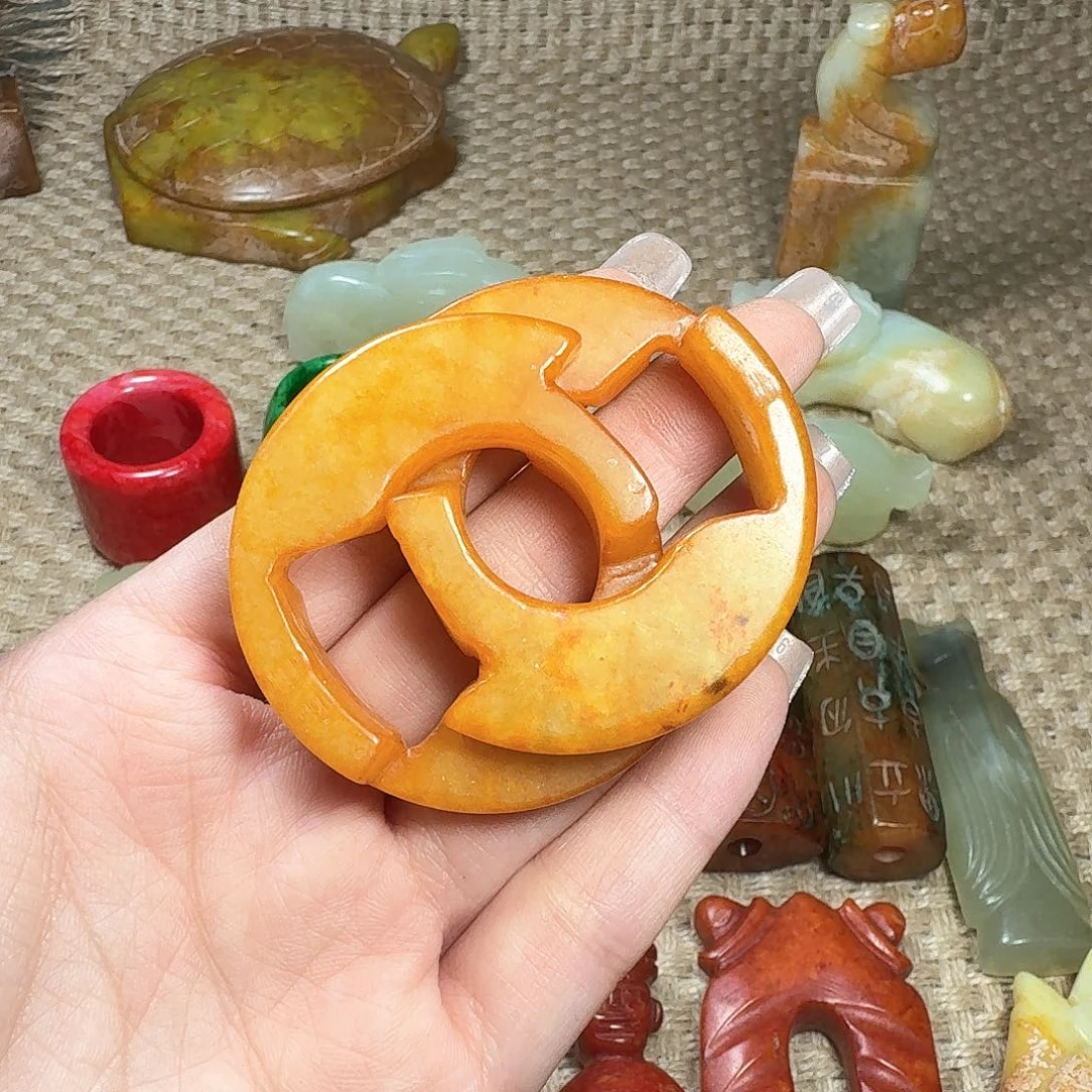 白玉菩提吊坠挂件