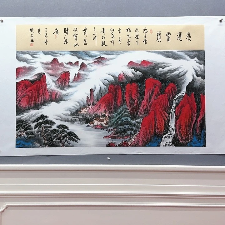 国画书法作品多次参加