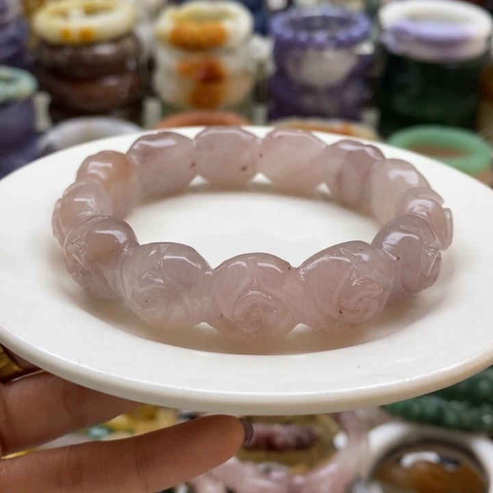 石英质玉未镶嵌手镯