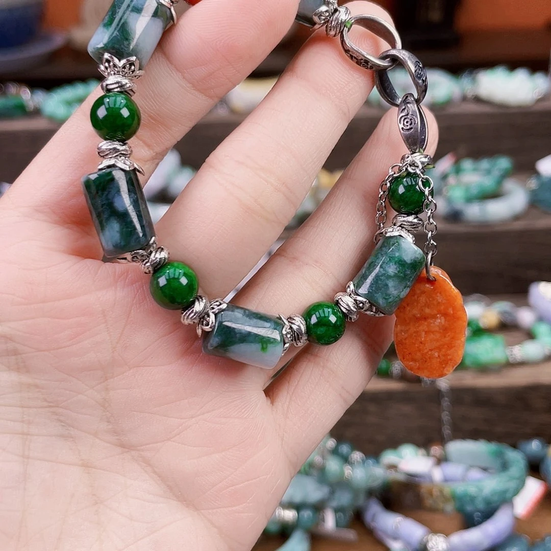 未镶嵌手链翡翠手链