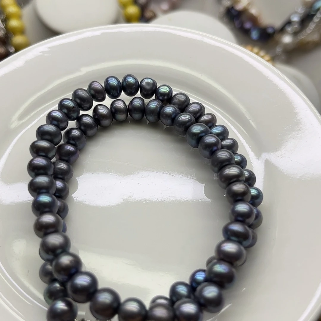 淡水珍珠钛钢颈饰