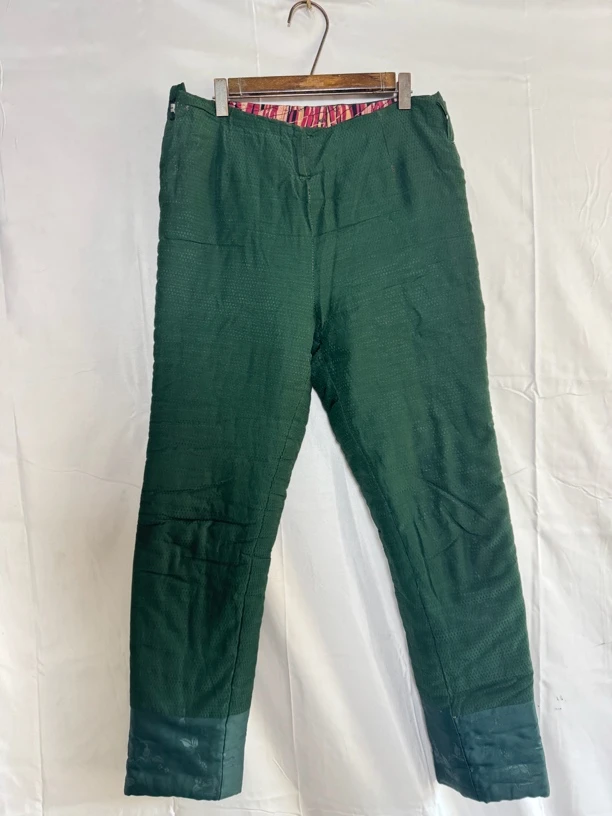 女款中码高腰中厚款纯手工棉裤