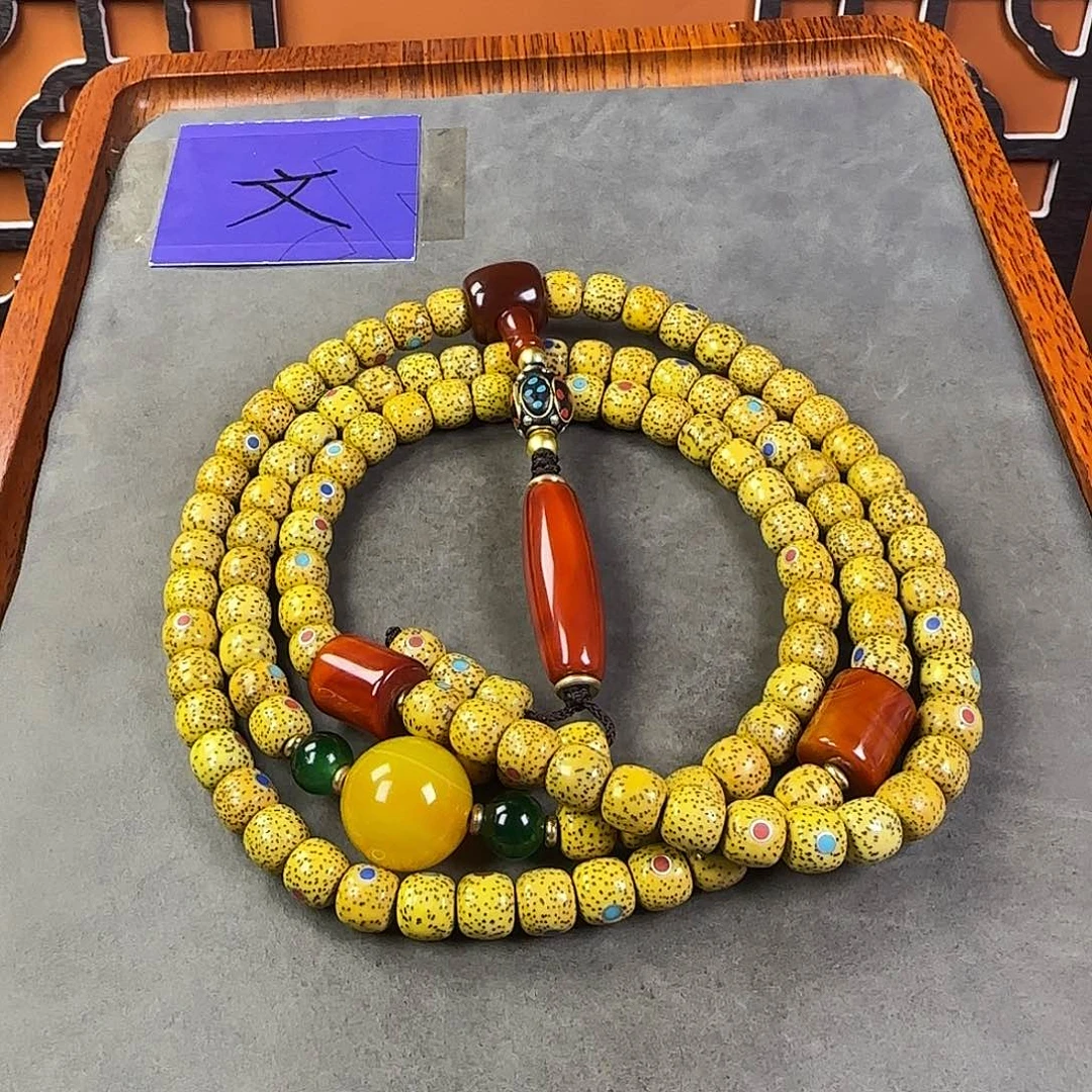 吊坠星月菩提脖挂