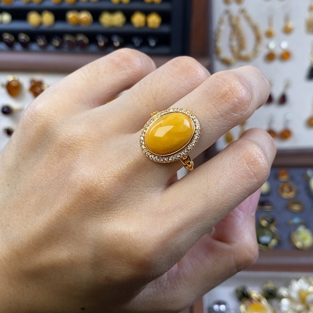 琥珀未镶嵌裸石成品