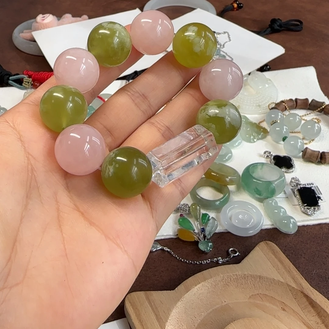 合金水晶颈饰柱子