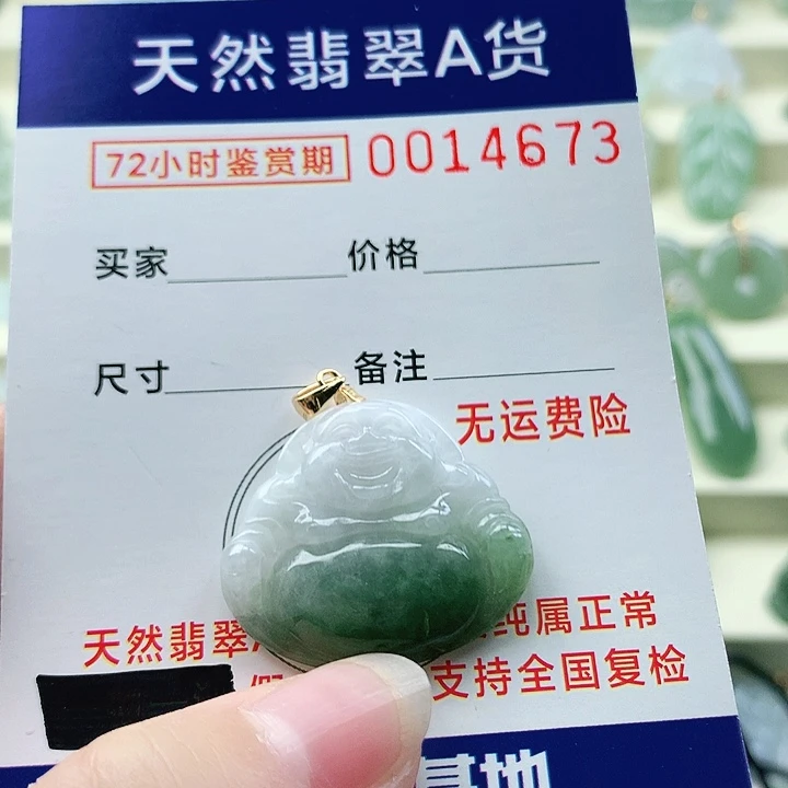 颈饰未镶嵌翡翠吊