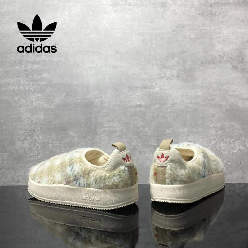 Adidas/阿迪达斯正品三叶草 PUFFYLETTE 秋冬男女休闲板鞋 ID6142