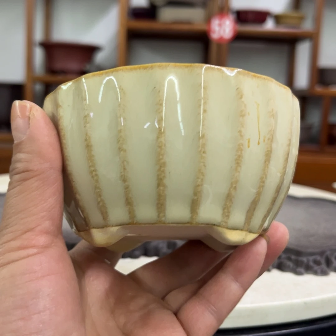 紫砂花盆瑕疵5-10.5。。。