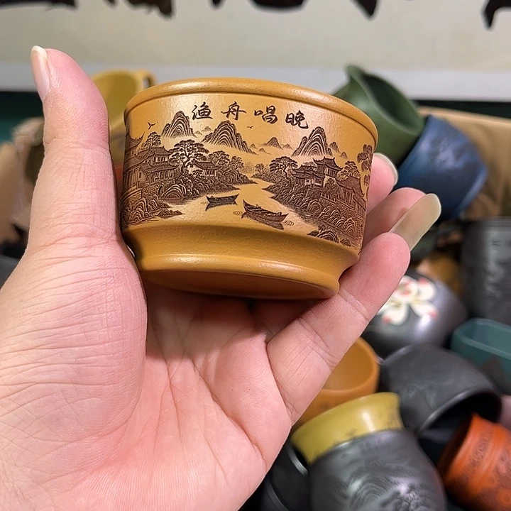 茶杯紫砂全手工紫砂主人杯