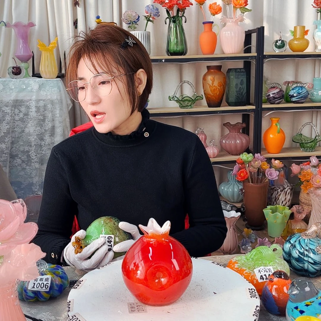 石榴花瓶家悦花瓶花器摆件