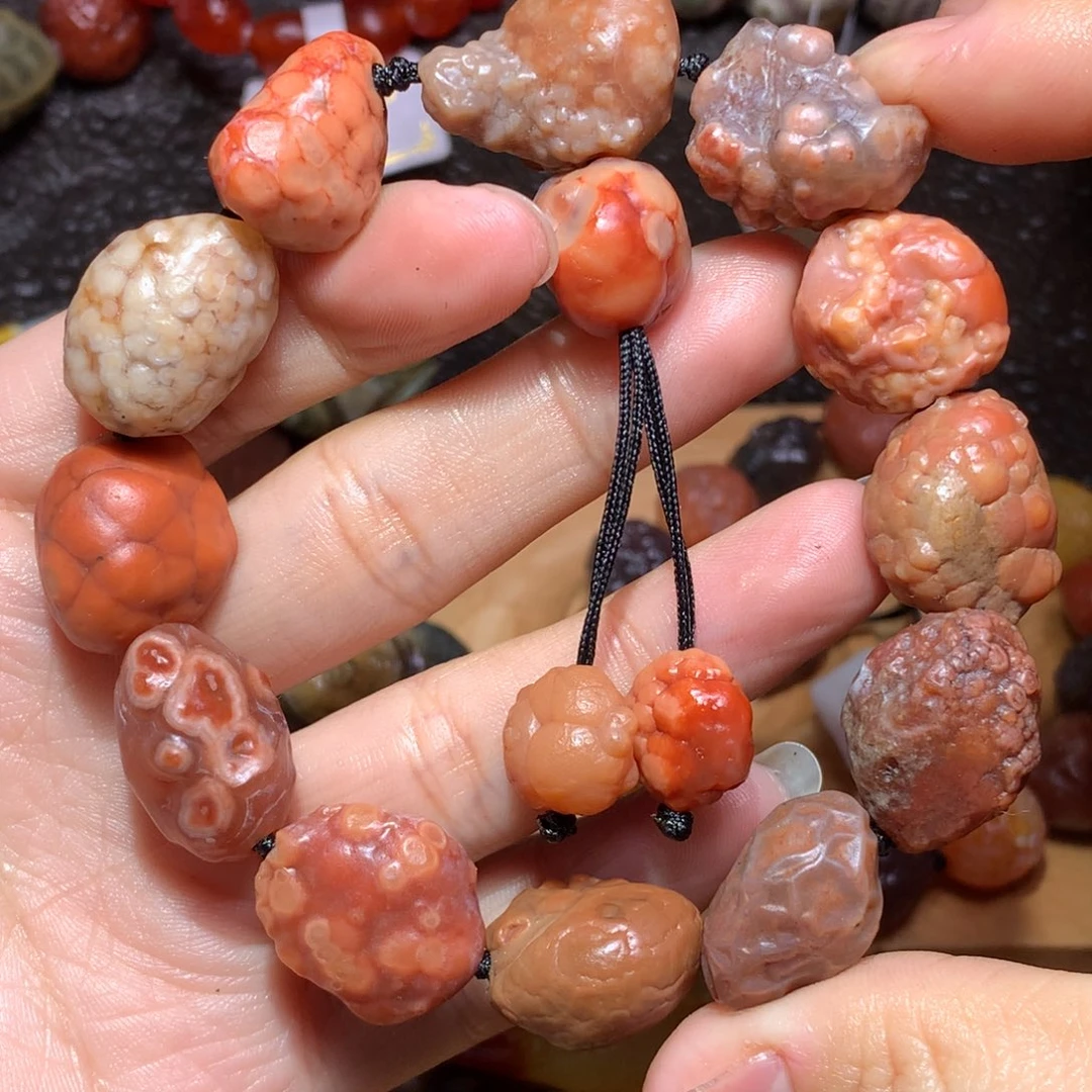 未镶嵌玛瑙/玉髓珠宝半成品